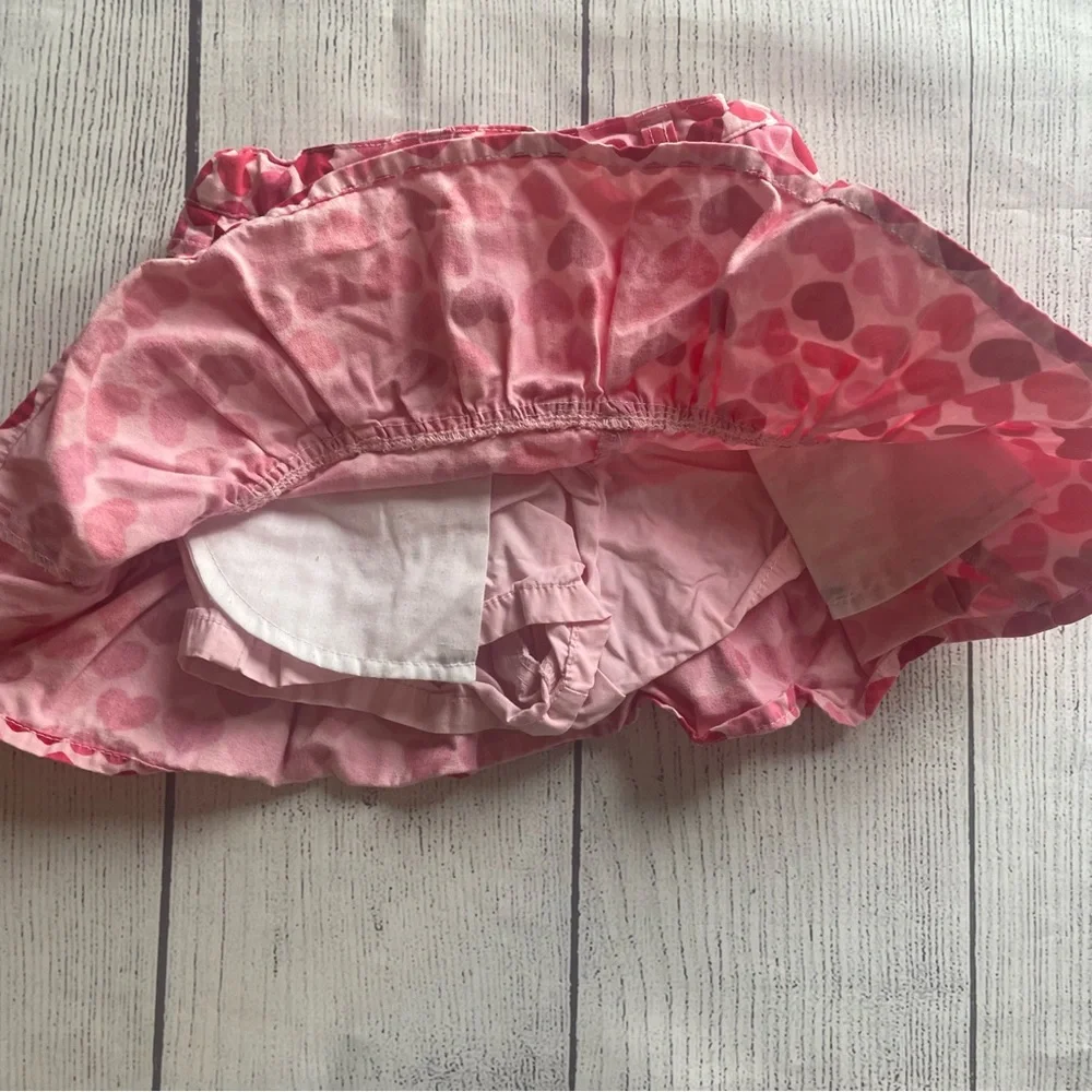 Gymboree Full of Heart Girls Skort size 5